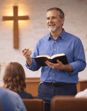 Pastor teaching