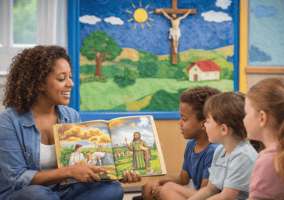 Storytime in the classroom